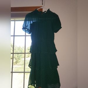 Green Frill Dress
